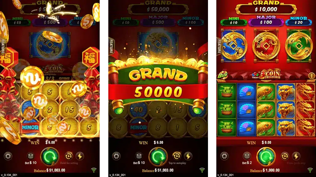 3 Coins Pb12 Bonus